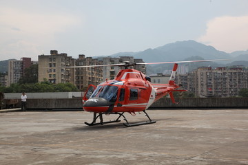 南平进行直升机救援培训