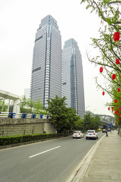 重庆南滨路建筑 长江国际大厦