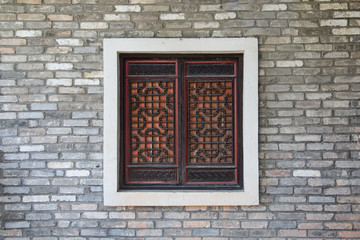 传统 木窗