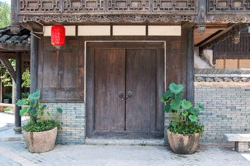 古建筑 木门
