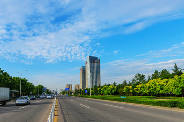 淄博金晶大道街景