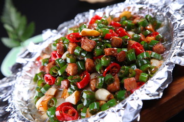 铁板小煎肉