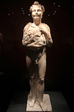 庞贝出土文物 法翁雕像