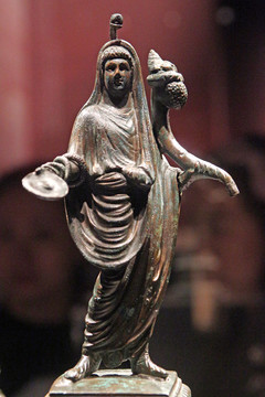 庞贝出土文物 青铜小雕像