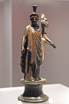 庞贝出土文物 青铜小雕像