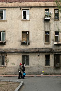 苏联风格 老式住宅楼 沈阳