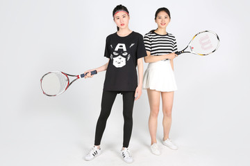 网球运动女孩