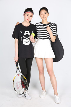 网球运动女孩