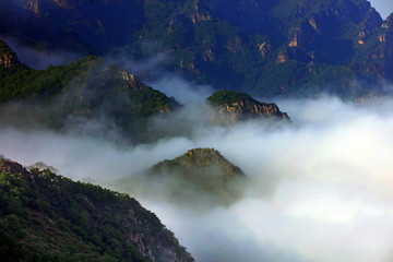 门头沟灵山云雾