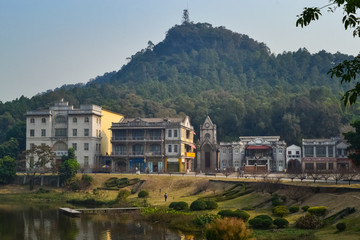 影视城场景 全景