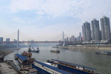 重庆东水门大桥 渝中半岛