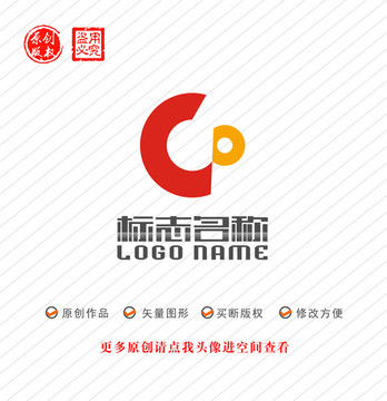 C字母CD标志企业logo