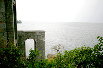 洱海雨景