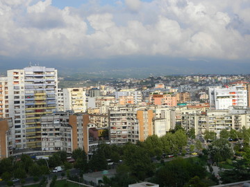 阿尔巴尼亚首都风光