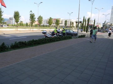 阿尔巴尼亚首都城市风光