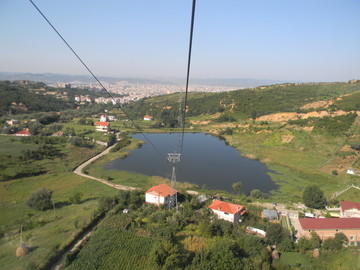 阿尔巴尼亚首都国家公园登山缆车