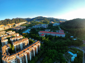 依山而建的住宅小区