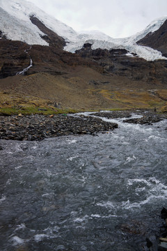 卡若拉冰川河流