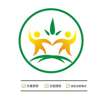 保护绿色生态logo