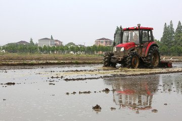 农机 水田