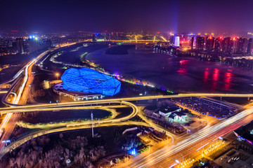 辽宁沈阳盛京大剧院夜景