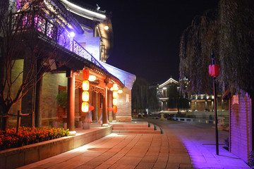 洛邑古城夜景