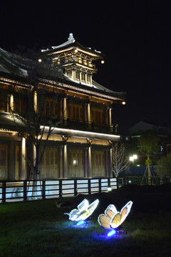 洛邑古城夜景