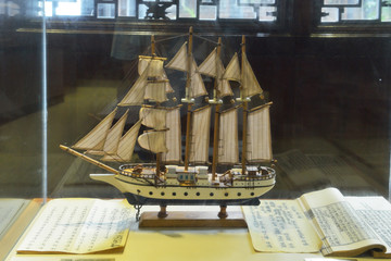 薛福成故居 帆船模型
