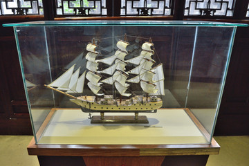 薛福成故居 帆船模型