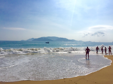 海滨日光浴