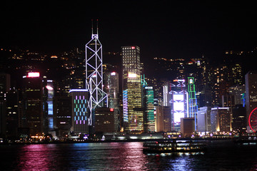 香港维多利亚港夜景