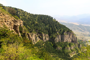 北岳恒山 姑嫂崖