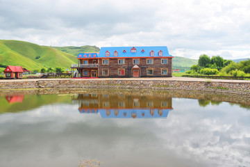 内蒙古的别墅风景