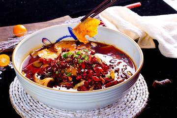 毛血旺 川菜 中国美食 高清