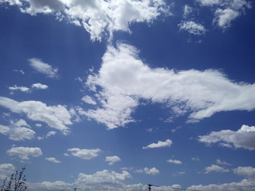 蓝天白云风景