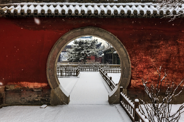 瑞雪晋祠