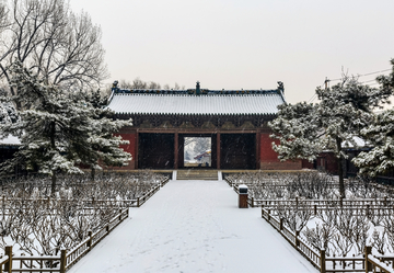 瑞雪晋祠