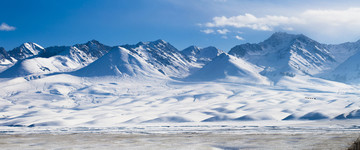 雪原 雪山