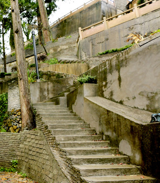 石梯 爬梯 台阶 石阶