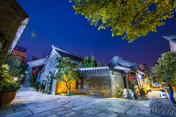 徐州回龙窝历史文化街区夜景