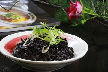 紫菜拌虾米