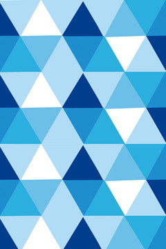 蓝色系三角形模板底纹配色