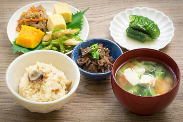 松茸饭套餐 日料定食