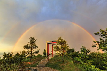 雨中彩虹