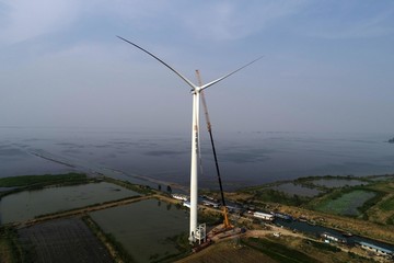 洪泽湖风力发电