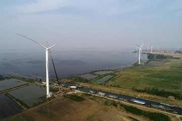 洪泽湖风力发电
