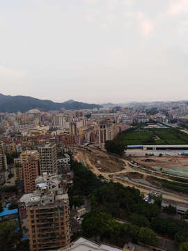 石岩镇 石岩 城镇 航拍