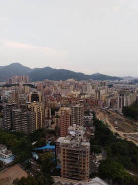 石岩镇 石岩 城镇 航拍
