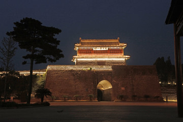 山海关夜景