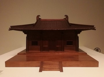 模型 南禅寺 大殿 木雕 木刻